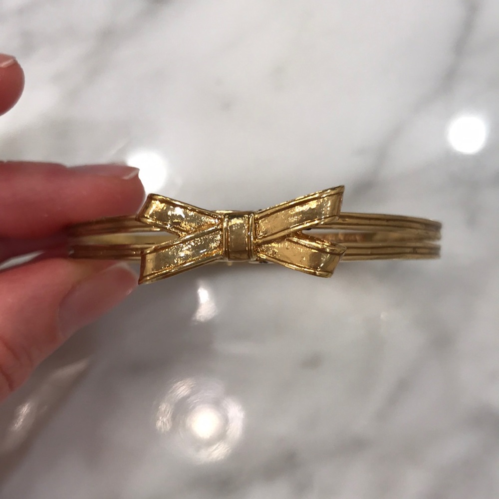 Kate spade gold bow bracelet